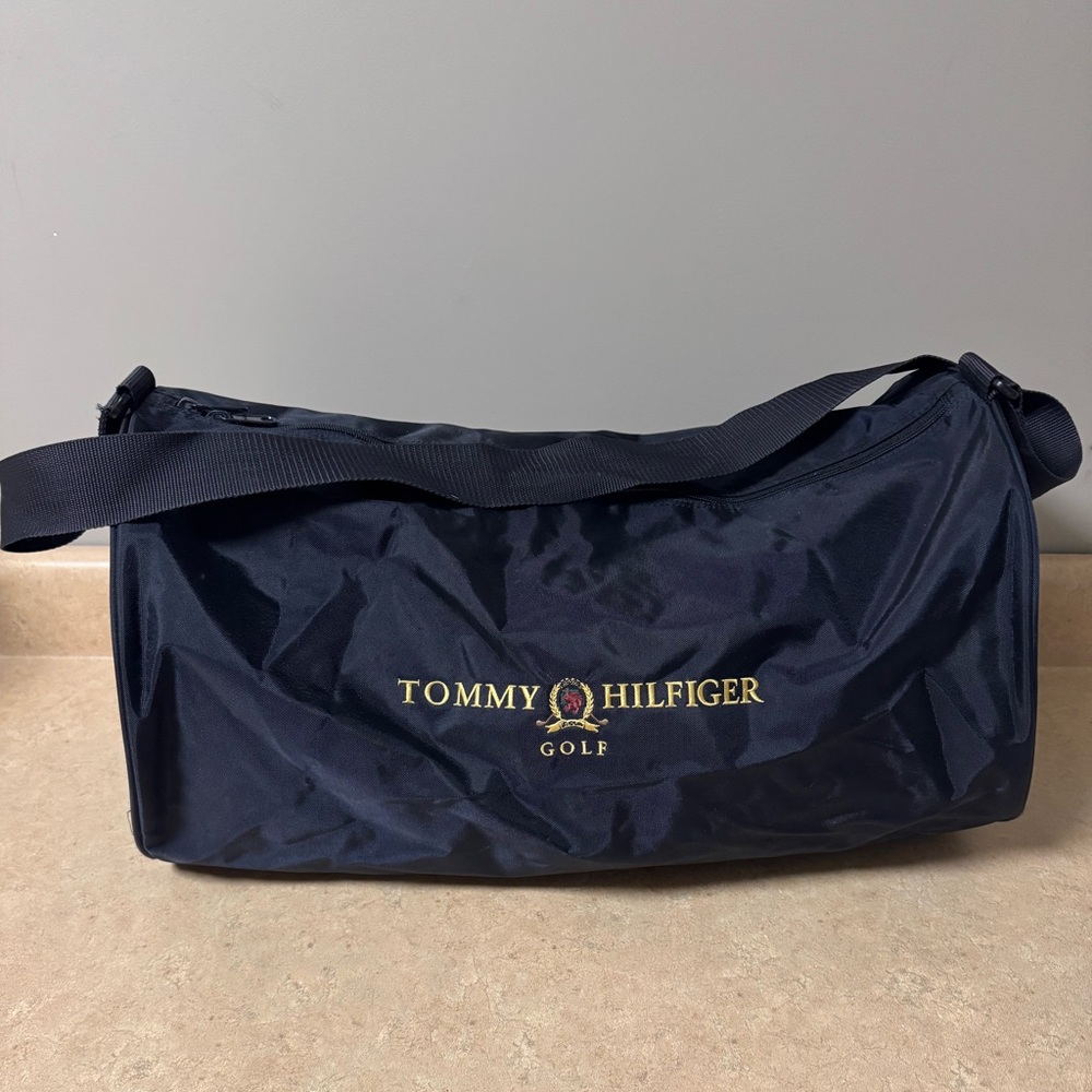 Tommy Hilfiger Golf Navy Duffel Bag Adjustable Strap